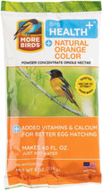 [Pack of 4] More Birds Health Plus Natural Orange Oriole Nectar Powder Concen... - £24.31 GBP