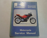 1986 Kawasaki Ninja250R GPZ250R Moto Service Réparation Atelier Manuel OEM - $14.98