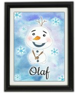 OLAF FROZEN Photo Poster Print - Disney Frozen Framed Prints - Wall Deco - £14.24 GBP