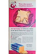 DUTCH MILL CHEESE - 1946 Vintage Print Ad - CHRISTMAS SANTA - YULETIDE D... - $11.37