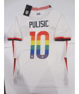 Christian Pulisic USA USMNT Rainbow Pride Stadium Home Soccer Jersey 202... - $75.00