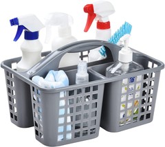 Plastic Shower Caddy Basket with 3 Compartments - £23.18 GBP