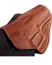 Fits CZ P-10 F 9mm Full Size 4.5”BBL Leather Paddle Holster With Open Top #1493# image 3