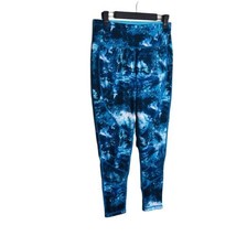 IDEOLOGY Womens Size Small Blue Watercolor Leggings Mesh Marble - £7.43 GBP