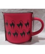 Davids Tea PUMPKIN CHAI LATTE SET BLACK CATS ON RED MUG extra pumpkin chai - $66.11