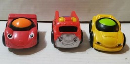 Fisher Price Rolling Cars Set Of 3 Zoomers Racecars Fire Truck Toys   - £13.05 GBP