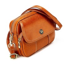 Quality Bags for Women 2022 New Fashion Wild Small Square Bag Oil Wax Leather Fe - £45.21 GBP