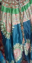 TEAL BLUE &amp;KIWI GREEN  TRIBAL GYPSY BOHO MANDALA DELUXE ATS GYPSY PANTAL... - $107.83 CAD