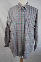 PETER MILLAR Men&#39;s Long Sleeve Cotton Button Front Shirt size XL - £14.97 GBP