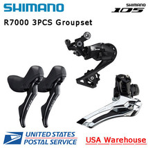 Shimano 105 R7000 11 Speed 3pcs Groupset Front Rear Derailleur SS GS Shift Brake - £211.87 GBP
