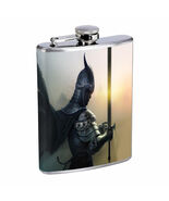 Medieval Knight D5 Flask 8oz Stainless Steel Hip Drinking Whiskey - $23.53 CAD