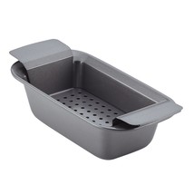 Rachael Ray Bakeware Meatloaf/Nonstick Baking Loaf Pan with Insert, 9 In... - £31.24 GBP