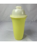 Vintage Tupperware Yellow Quick Shake 844 3 Piece Mixer Shaker - £7.49 GBP