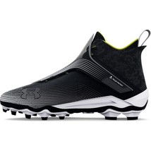 Under Armour Men&#39;s Highlight Hammer MC Football Shoe Black/White 3025085-001 - £78.15 GBP