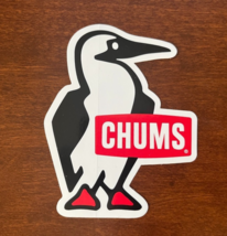Authentic CHUMS Sticker Penguin Logo (eyeglass retainer) 4 x 3 1/4 inch - $2.96