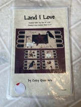 Cozy Quarters Land I Love CQ109 Quilt Table Runner &amp; placemat Pattern 52... - $11.29