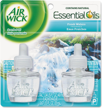 , Plug in Scented Oil 2 Refills, Fresh Waters, 1.34 Oz (Pack of 2) - £6.76 GBP