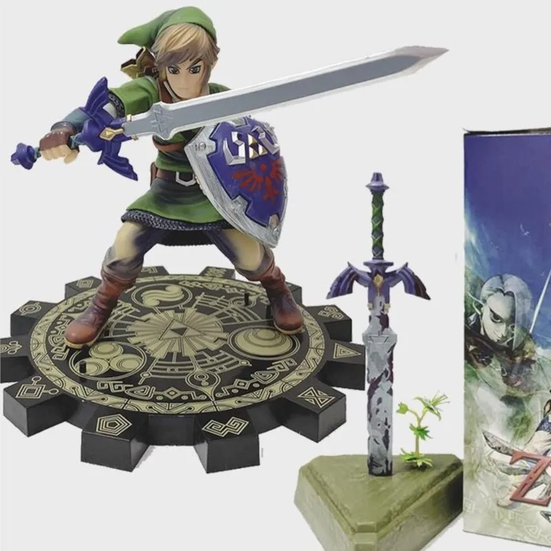 Link Bandai The Legend of Zelda Figure Breath of the Wild Master Sword A... - £27.56 GBP+