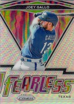 2021 Panini Prizm Fearless Silver Prizm #10 Joey Gallo NM-MT Rangers ID:47450 - £1.79 GBP