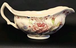 An item in the Pottery & Glass category: Johnson Brothers Rose Chintz Pink Gravy Boat NO Underplate Made in England Mark