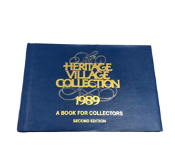 Heritage Village Collection 1989 Edition Collectors Book VTG 1984-1989 Blue - £13.22 GBP
