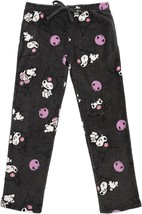 Sanrio Kuromi All Over Women&#39;s Plush Fleece Sleep Pajama Pants with Pockets - £18.74 GBP