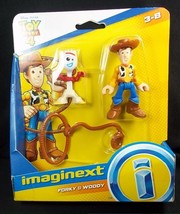 Imaginext Toy Story 4 2 figure pack Woody &amp; Forky - £5.63 GBP