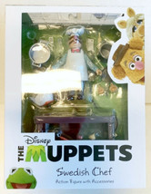 NEW Diamond Select Toys The Muppets SWEDISH CHEF Action Figure &amp; Accessories - £34.95 GBP