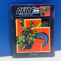 Gi Joe sliding puzzle toy 1983 hasbro action figure Breaker Ram motorcyc... - $39.55