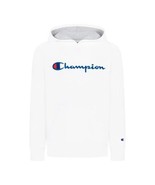 MSRP $34 Champion Little Boys Signature Script Fleece Hoodie White Size 4 - $33.85 CAD
