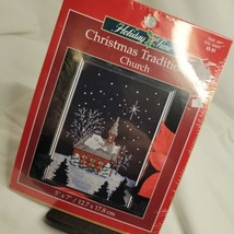 Holiday Time Christmas Traditions Church Cross Stitch Kit #351885 Leisure Art C1 - £6.87 GBP