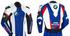 BMW S1000RR Men Motorcycle Leather Jacket Motorbike Sports Racing Biker Armor CE - £109.19 GBP