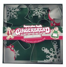Fox Run 3663 Gingerbread Family Cookie Cutter Set, Silver - £10.98 GBP