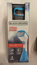 BLACK + DECKER HGS100T Compact Garment Steamer, Teal - NEW - $19.34