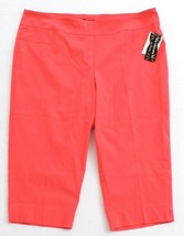 Zac &amp; Rachel Coral Stretch Pull On Cropped Pants Women&#39;s NWT - £46.21 GBP