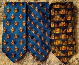 EC Neck Ties POOH Collection. (3) Pre-owned Winnie the Pooh &amp; Tigger - $356.50 MXN