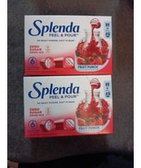 2 Splenda Peel &amp; Pour Zero Sugar Drink Mix- Fruit Punch-6 Pods Each (L30) - £12.65 GBP