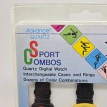 VINTAGE ADVANCE QUARTZ DIGITAL SPORTS WATCH W/ EXTRA RINGS NEW IN PACKAGE - €24,63 EUR