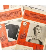 Workbasket Needlecraft Crafts Booklets Lot Of 5 Antique 1948-1955 Home A... - $40.73 CAD