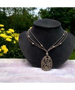 Silpada Sterling Silver Filigree Pendant Necklace N1805 Retired - €36,59 EUR