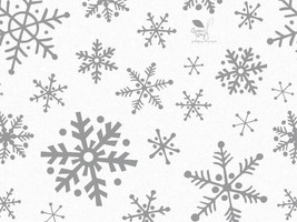 Silver Snowflakes Christmas Tissue Paper 20x30&quot; Set of 12 - $7.43