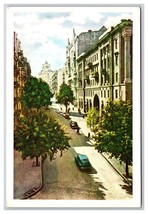 Zankovetskaya Street Vista Ucraino Republic Unp Continental Cartolina O21 - £5.33 GBP