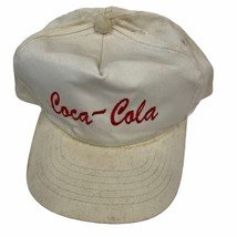 Vintage Trucker Hat Cap Coke Coca Cola Snapback Dirty Stained White Hipster - $14.21