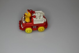 2005 Big Bird Firetruck 2.75&quot; Fire Truck Mattel Sesame Street - $4.94