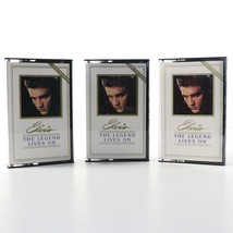 Elvis: The Legend Lives On 1, 2, 3 (Cassette Tape Set, 1986, Reader&#39;s Digest) - £6.62 GBP