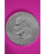 Gem BU 1974 S Ike Eisenhower 40% Silver Dollar You Get Same Coin In Pics... - $19.99