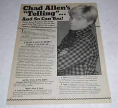 Chad Allen 16 Magazine Photo Article Clipping Vintage November 1987 - £9.43 GBP