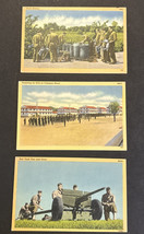 Lot Of 3 Vintage Military Postcards - Early 1900s - Unposted - MA16, MA1... - £7.45 GBP