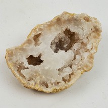 Geode Hollow Natural Moroccan Quartz Crystal 4.8 Ounce 3.5 Inch Long - $16.83