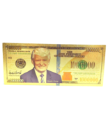 Donald Trump $1000000 Million Dollar Bill Bank Note 24kt Gold Foil Commemorative - $9.85